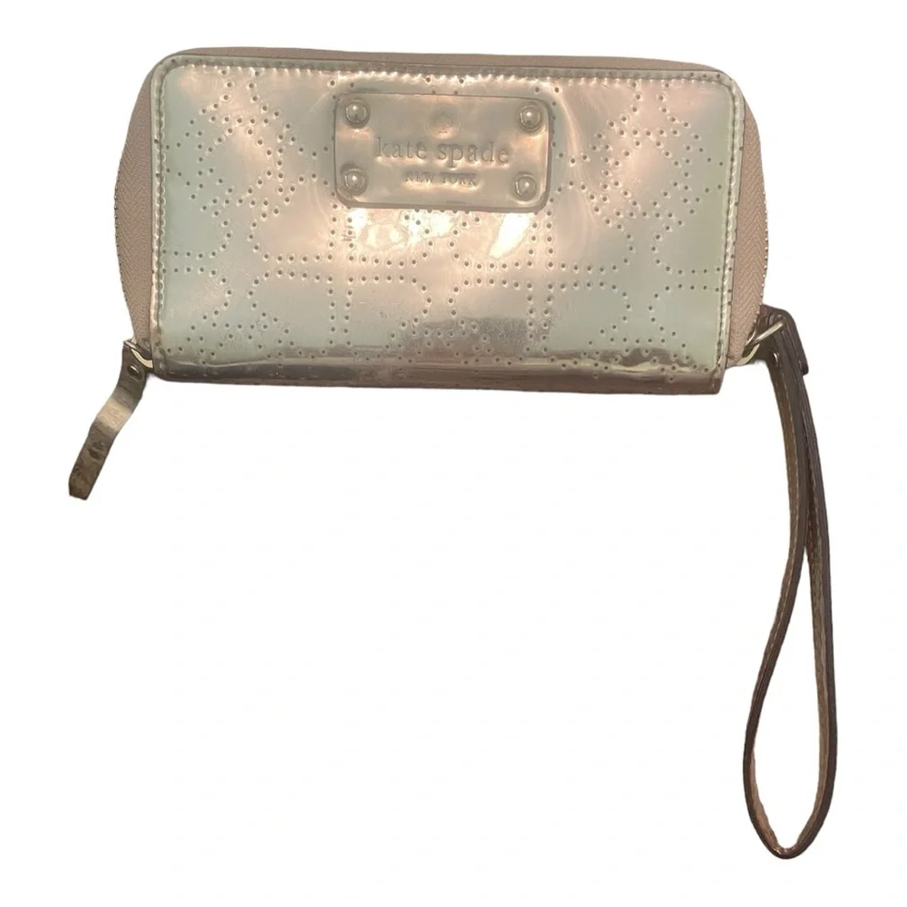♠️ Kate Spade Metro Spade Jazzy Gold Sparkle Wristlet
